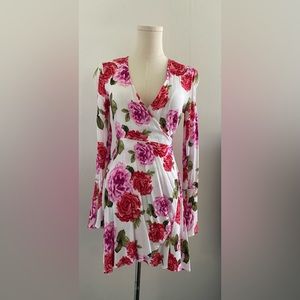 Flora wrap dress